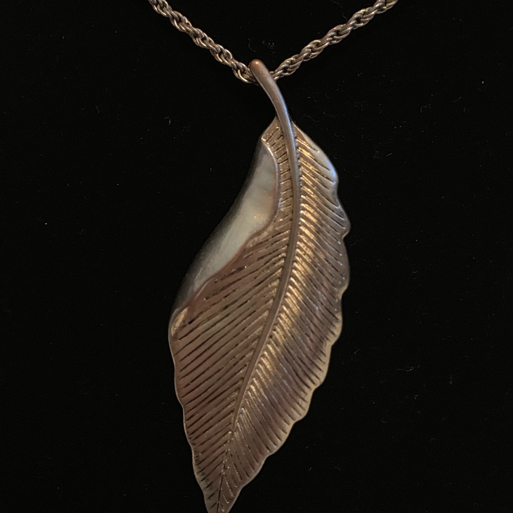 FXI Gold Leaf Necklace